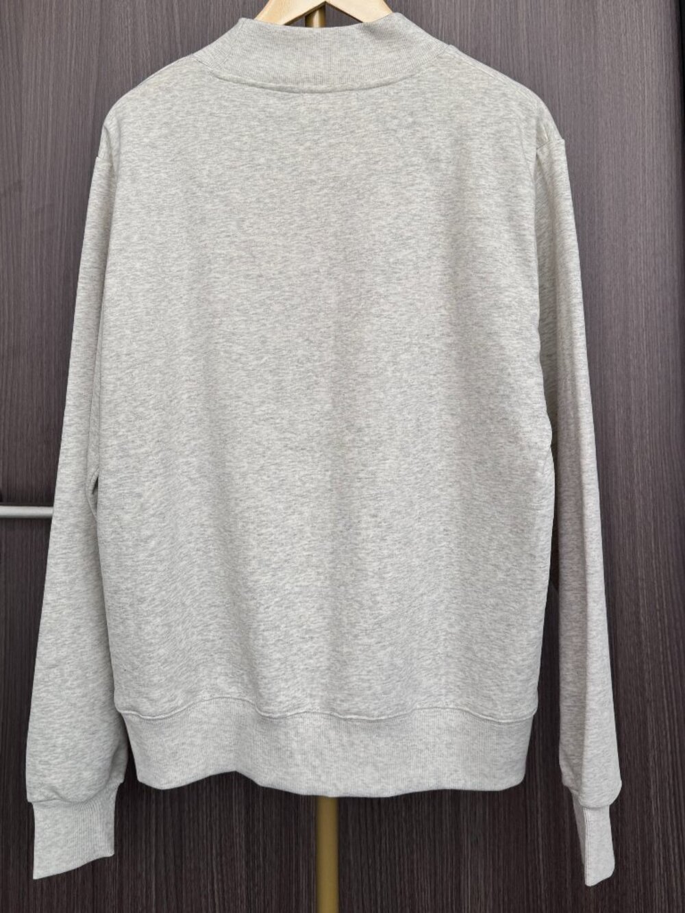 PARKE Mockneck Sweatshirt Size S/M🍭💙 Gray + Denim Blue - Picture 3 of 9